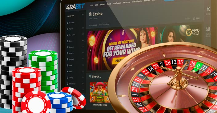 4Rabet also offers a range of casino games