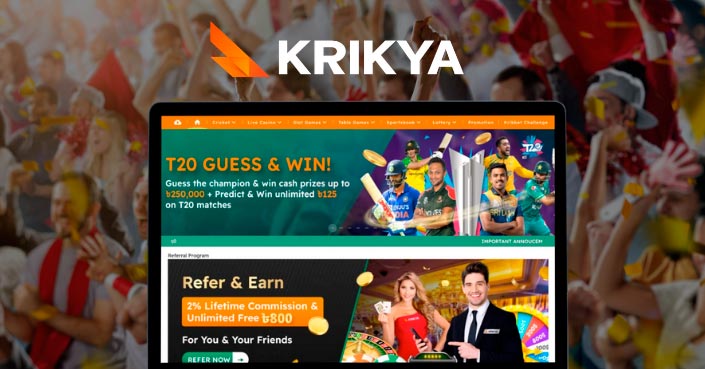 Krikya is a new and innovative betting platform